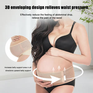 Personalizable Aliviar el dolor de cintura en mujeres embarazadas Cinturón de soporte lumbar Nylon Mujer Cinturón de maternidad para chequeo <span class=keywords><strong>prenatal</strong></span> - Product Image 3