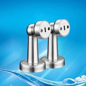 Tope de Puerta Magnético de Acero Inoxidable para Montaje en Suelo, Anticolisión, Diseño Minimalista para Interiores, Fácil Instalación - Product Image 1