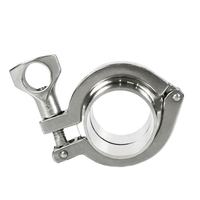 Raccord de tuyauterie hexagonal en acier inoxydable sanitaire SS304 316, embout de tuyau à collier de serrage, poli, connexion rapide