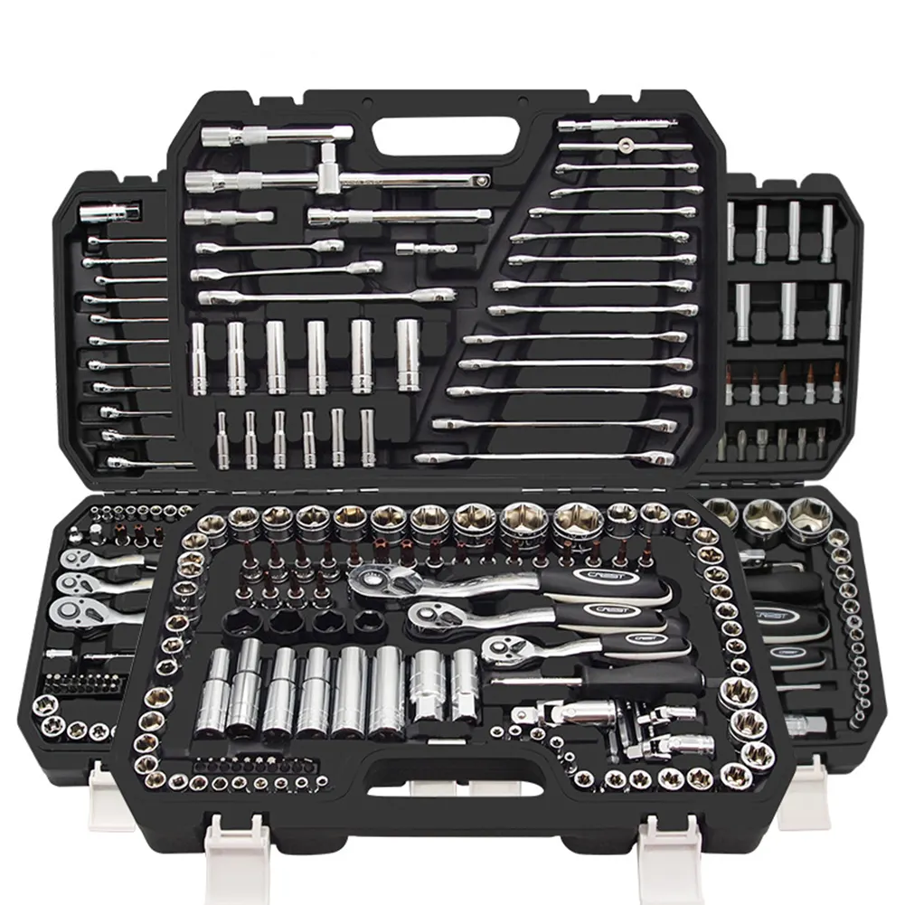 Hot Selling Multi Function, Wrench Set Car Tool Kit Set Box Hex Socket Screw Ratchet Wrench Set/