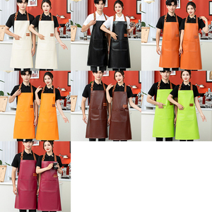 <span class=keywords><strong>Delantal</strong></span> de cocina de mariposas de cuero suave Chef Parrilla de barbacoa de acero inoxidable <span class=keywords><strong>delantal</strong></span> de plástico Pvc cocina arte <span class=keywords><strong>delantal</strong></span> logotipo personalizado - Product Image 5