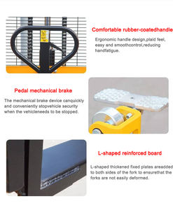 Alat angkut <span class=keywords><strong>Manual</strong></span> 1500kg 1.6m pengangkut tangan <span class=keywords><strong>Hydraulic</strong></span> Ulis untuk pergudangan dan penyimpanan - Product Image 4