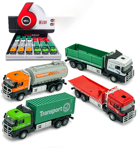 <span class=keywords><strong>Amazon</strong></span> Vente à Chaud Camion Conteneur à Inertie Jouet pour Enfants Modèle de Camion en Métal Moulé Sous Pression - Product Image 2