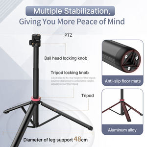 ขาตั้งกล้องแบบยืดหดได้ <span class=keywords><strong>Ulanzi</strong></span> MT-79 สำหรับกล้อง DSLR และสมาร์ทโฟน พร้อมไฟเติม - Product Image 4