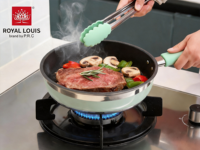Lot de 10 ustensiles de cuisine en acier inoxydable, revêtement vert, casseroles et poêles pour cuisinières à induction et à gaz, ensemble cadeau, OEM/ODM