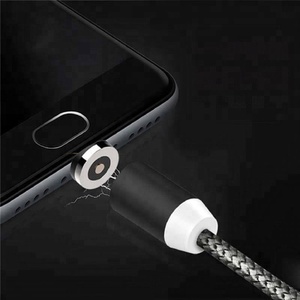 Vente en gros de câbles de charge magnétique lumineux en nylon USB 1m 2m 3m 2 3 en 1 pour <span class=keywords><strong>iPhone</strong></span>, câble de charge de téléphone portable - Product Image 5