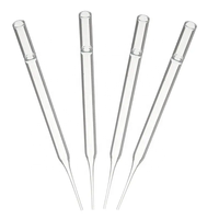 Verrerie de laboratoire Pipette de transfert en verre de 150mm de longueur 230mm Pipette Pasteur en verre borosilicaté