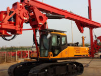 Nouvelle plateforme de forage rotative hydraulique diesel haute performance SR135-S avec une profondeur de forage maximale de 45 m et un diamètre de forage de 1300 mm