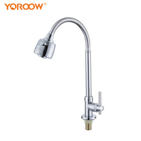 Bassin à légumes à trois voies en alliage de Zinc tuyau universel cuisine eau chaude et froide bassin à légumes robinet de lavabo m