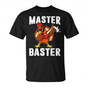 Camiseta para hombre Master Baster Dabbing Turkey Thanksgiving - Product Image 2