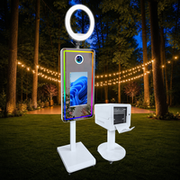 Photomaton professionnel DSLR avec écran tactile tout-en-un de 21,5 pouces et logiciel gratuit pour les entreprises d'événements