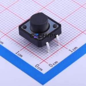 TSA121G70-250 Tactile Switch Through hole Component (THT) Switch Single Pole Single Throw Round Button 2.5N Through Hole - Product Image 1