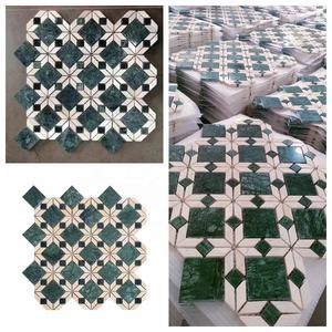 Azulejo mosaico de mármol verde oscuro moderno, granito <span class=keywords><strong>Nero</strong></span> Margiua con acabado pulido o pulido, azulejo de suelo y pared resistente - Product Image 2