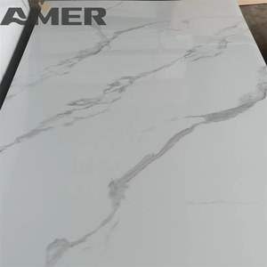 แผ่นผนัง/แผ่น/แผงตกแต่งผนังลายหินอ่อน/หินคาร์บอน/หินชนวน ผลิตจากวัสดุพีวีซี ยี่ห้อ Amer Morden Design ทนทานต่อรังสียูวี - Product Image 5