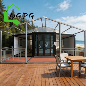 <span class=keywords><strong>Casa</strong></span> Modular Portátil Prefabricada Moderna <span class=keywords><strong>de</strong></span> 20 pies, Expandible, Tipo Villa Contenedor, con Terraza, para Oficina Personal en el Patio Trasero - Product Image 1