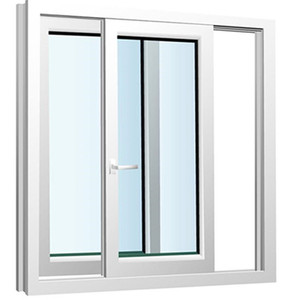 Fenêtre coulissante horizontale en <span class=keywords><strong>PVC</strong></span> petit format à <span class=keywords><strong>prix</strong></span> abordable, avec moustiquaire en fibre de verre, en UPVC <span class=keywords><strong>blanc</strong></span> pour maison - Fournisseur chinois - Product Image 3