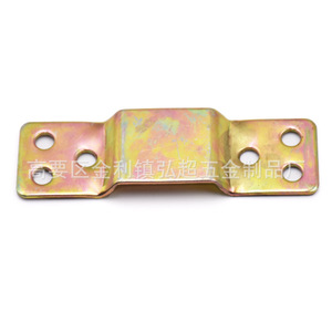 Soporte de esquina para muebles de hierro chapado en zinc de color, 33x23x23x25x85mm, para refuerzo de escritorio, herrajes duraderos - Product Image 1