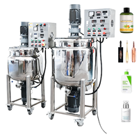 DZJX 100L 200L 500L 700L 5 Tonnes Cuve de mélange chauffée à vapeur en acier inoxydable pour parfums et acides avec agitateur et pompe multifonctionnelle