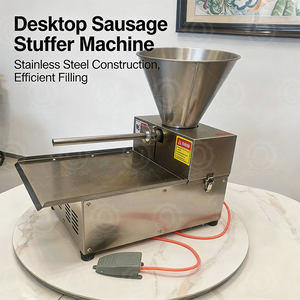 Machine à farcir les saucisses en petites séries GCJ-001 pour la production artisanale <span class=keywords><strong>de</strong></span> charcuterie et <span class=keywords><strong>de</strong></span> saucisses sur mesure - Product Image 4