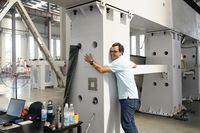Machine de moulage de prises pour grands yachts, routeur CNC 5 axes