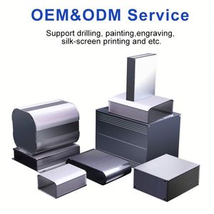 Extruded 6063 Aluminum Alloy IP54 Protection Powder Coated Custom Metal Electronics <b>Enclosure</b> for Electric Light Switches - Product Image 2