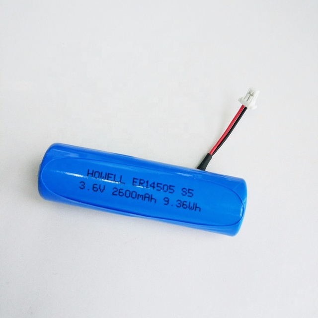 Primary Lithium Battery Non-Rechargeable 3.6V 2600mAh li-socl2 er14505 Battery