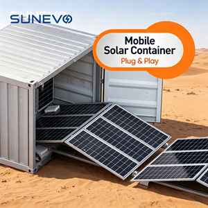 Système d'alimentation solaire intelligent pliable Sunevo 100 kW 200 kW pour micro-réseaux miniers et opérations Groudark Rapid - Product Image 1