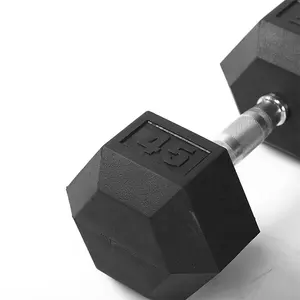 Best price good quality 5 KG 7.5 KG 10 KG rubber hex dumbbell set