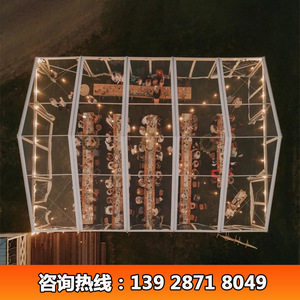 Carpa Rectangular Transparente de 30x40m, Pabellón para Exposiciones, Impermeable, para Eventos al Aire Libre - Product Image 3