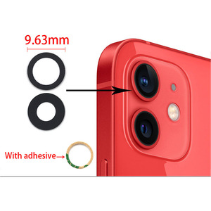 Cubiertas de Lentes de Vidrio para Cámara <span class=keywords><strong>Trasera</strong></span> con Adhesivo para <span class=keywords><strong>iPhone</strong></span> <span class=keywords><strong>12</strong></span> <span class=keywords><strong>Pro</strong></span> <span class=keywords><strong>Max</strong></span> <span class=keywords><strong>12</strong></span> Mini, Cables Flexibles para Teléfono Móvil - Product Image 1