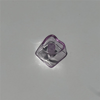 Multi-color Full Transparent Heart Shape1u Blank Keycap Durable PC Mechanical Keycap for Mx Switch Mechanical Keyboard