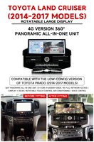 Radio Multimedia Estéreo para Auto Android 15 con GPS, DSP y RGB de 12.3 Pulgadas, Android Auto y Carplay para Land Cruiser 2014-2017, Venta al Por Mayor