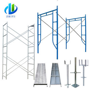 Échafaudage en métal Cadre italien <span class=keywords><strong>de</strong></span> 5 mètres Plate-forme d'échafaudage Panneau <span class=keywords><strong>de</strong></span> marche Échafaudage pliable pour la construction - Product Image 1