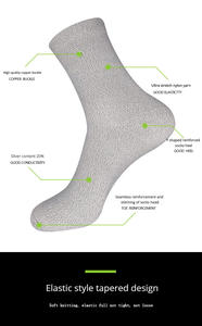 Meias de fibra de prata DDS fisioterapia massagem terapêutica elétrica ativa meias meias de fibra de Prata condutora de física - Product Image 6