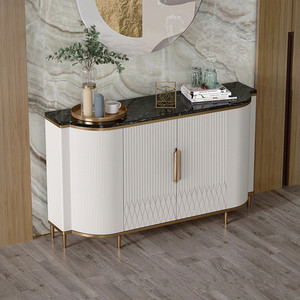HJ-estructura de acero inoxidable para muebles, aparadores modernos de lujo, armarios de Buffet, <span class=keywords><strong>consola</strong></span> de <span class=keywords><strong>comedor</strong></span> para restaurante - Product Image 1
