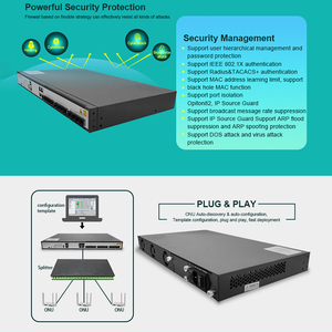 Hosecom 10G Uplink Brand New 8 Ports Epon OLT Wholesale All Brand ONU with SDK <strong>Network</strong> - Product Image 3