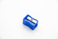 Mini taille-crayon manuel en plastique coloré pour enfants, taille-crayons à trou standard