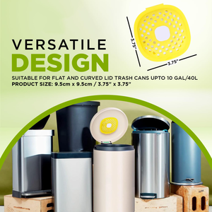 Cubo de basura reutilizable con aroma a cítricos frescos, desodorante, ambientador de carbón activado, eliminador de olores con patrón de Gel - Product Image 6