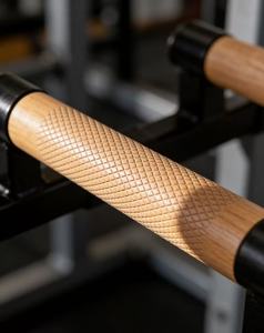 Parallettes en bois durables Tronzen avec poignée pour une utilisation à domicile, calisthénie, entraînement de rue - Product Image 6