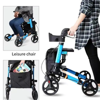 <strong>Best</strong> Choice Lightweight Foldable Portable <strong>Walkers</strong> 4 Wheels Walking <strong>Walker</strong> Rollator <strong>for</strong> <strong>Elderly</strong>