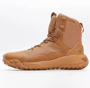 Bottes de sport d'extérieur légères d'été TSB77 marron, noir, kaki, gris, camouflage flamme, avec empeigne en mesh et semelle extérieure en EVA - Product Image 1