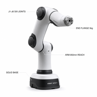 Robot collaboratif robuste MZD, charge utile de 10 kg, bras robotisé à 6 axes, robot d'assemblage et de manutention