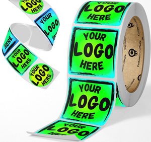 สติ๊กเกอร์สั่งทำ CustomBrandWare - ออกแบบเองได้ทุกแบบหรือโลโก้ - ปรับแต่งธุรกิจของคุณ - 50+ ม้วน - หลายรูปทรง หลายขนาด - Product Image 3