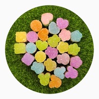 Résine lumineuse sucre gommeux bonbons maison de poupée nourriture Miniatures Faux bonbons bricolage décoration