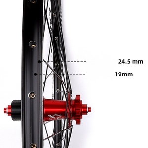 Juego de Ruedas para <span class=keywords><strong>Bicicleta</strong></span> de Montaña de <span class=keywords><strong>26</strong></span>/27.5/29 Pulgadas, 32H, 120 Clics, Llanta de Aleación de Aluminio, Freno de Disco, Eje Pasante, Liberación Rápida - Product Image 4