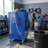 Nouvelle machine mobile de récupération d'huile usagée et de filtration d'huile de transformateur pour usage en atelier, traitement de l'huile brute, filtration 0,01 µm