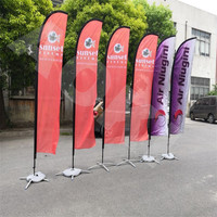 Drapeau de plage personnalisé, drapeau avec impression de Logo personnalisé, drapeau swoooper, plume