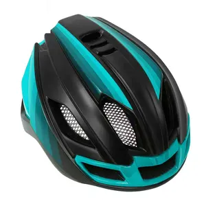 Grosir sepeda kepala topi helm-Helm Keamanan Bersepeda Gunung, Topi Olahraga Luar Ruangan dengan Lampu Led