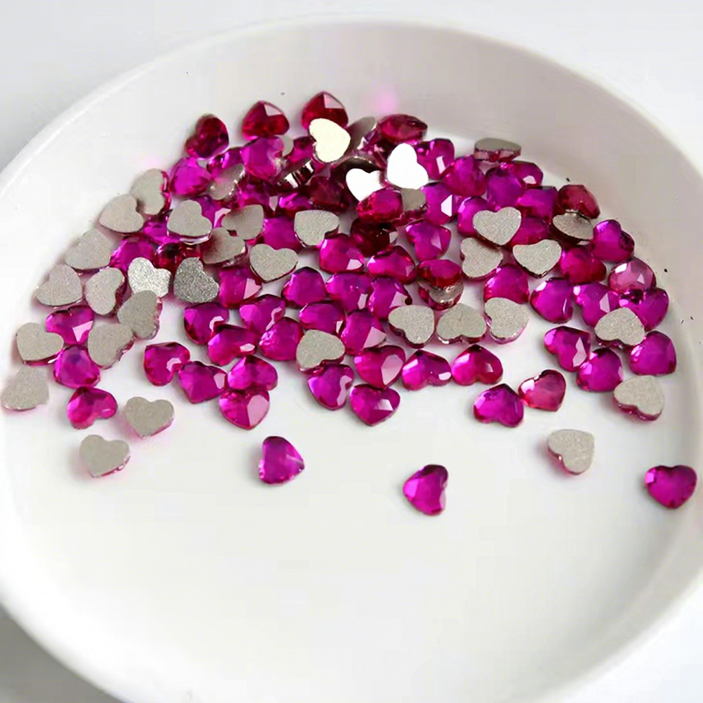 coeur 3mm rouge pêche