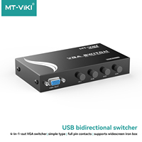 Conmutador VGA de 4 Puertos 1080P 1920*1440 60Hz, 4 Entradas 1 Salida, Selector de Monitor de TV 4X1